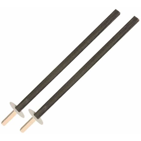 Wachstuchfackel 65cm 2Stk Fackeln Gartendeko Picknick Terrasse Lagerfeuer Deko