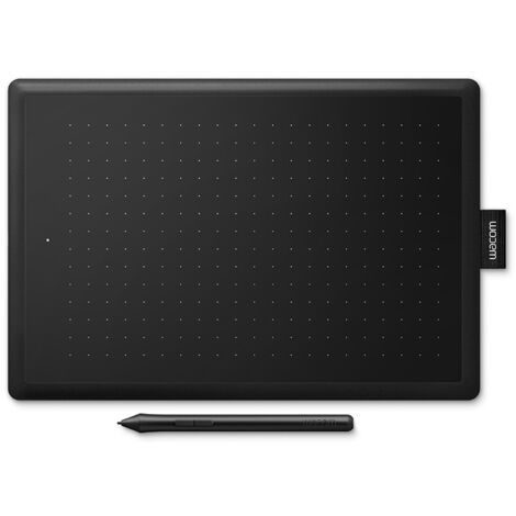 Wacom One by Medium Grafiktablett Schwarz 2540 lpi 216 x 135 mm USB