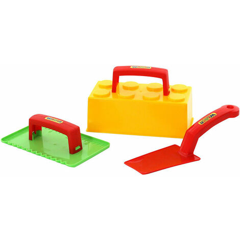 WADER Set Kelle Glätter Form Nr.2 Kinderspielzeug Baustelle Werkzeug 38968