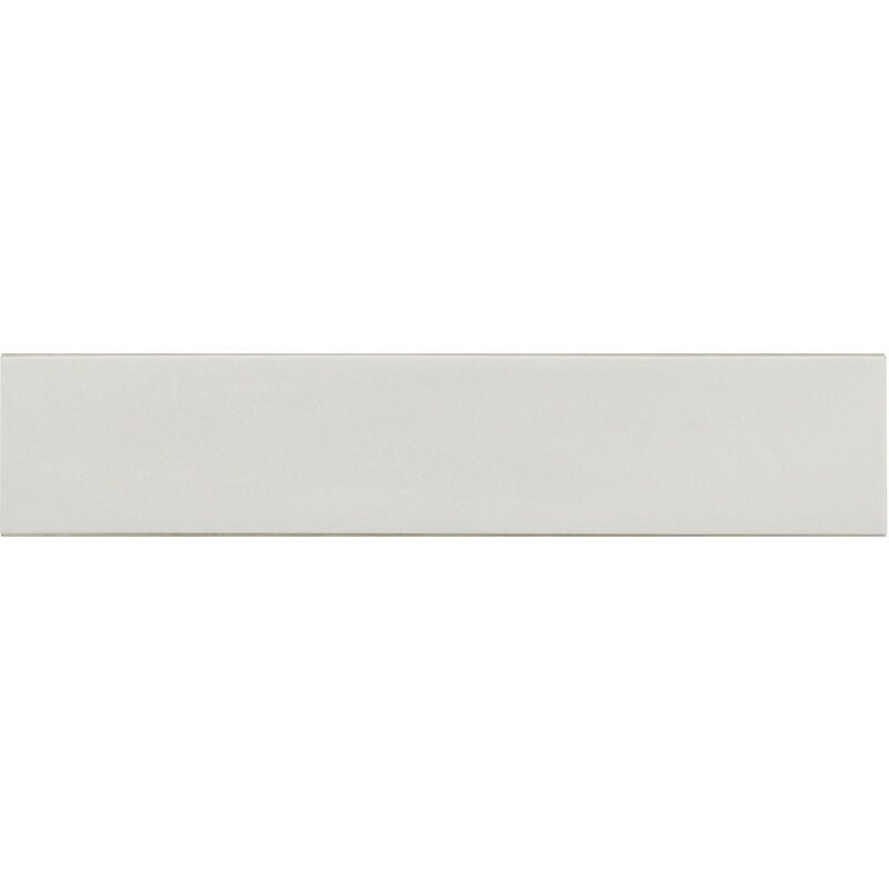 Carrelage sol / mur brique effet béton blanc mate 6x30 cm wadi snow (vendu par boite de 0,50m2)