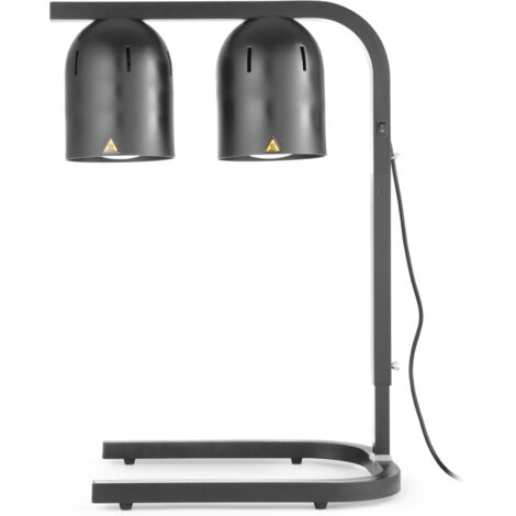 Wärmelampe zum Erhitzen von Pommes frites, schwarz, 500 W - Hendi 273913