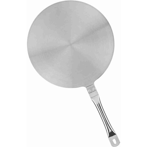 Wärmeverteilerplatte aus Edelstahl für Gas-/Induktionskochfelder, 24 cm, Küchenzubehör