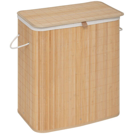 Wäschekorb 100l doppelter bambus - 5five