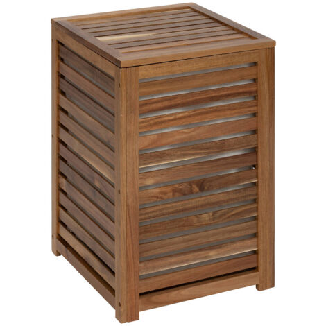 Wäschekorb blackacia 65l aus akazienholz - 5five