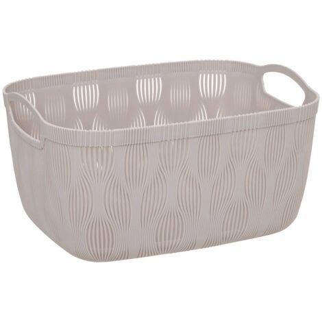 Wäschekorb leaf 15l beige - 5five