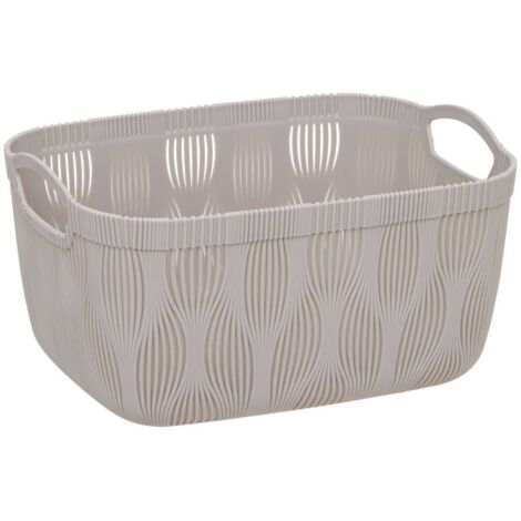 Wäschekorb leaf 6,5l beige - 5five