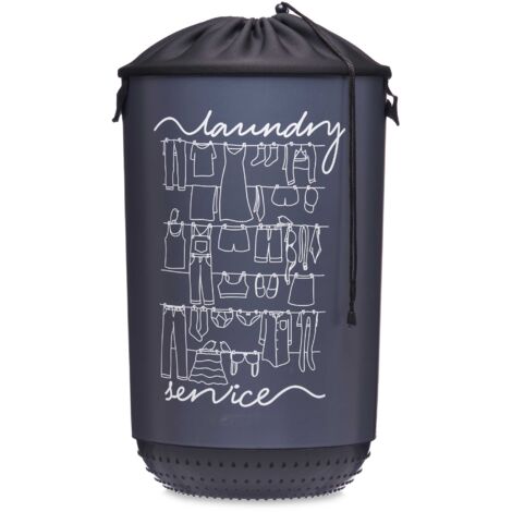 Wäschekorb mit Deckel CLOTHES LINE, 40 l