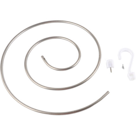 Wäschetrockner aus Edelstahl mit Spirale, drehbarer Wäscheständer der 2. Generation für Bettdecken und Laken, faltbar und multifunktional