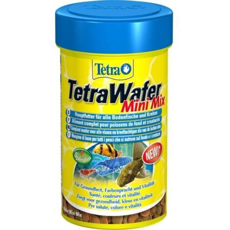 Wafer mini mix nourriture petit poisson de fond et crustacés 52 g -100 ml - Tetra
