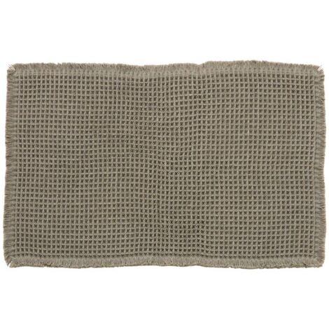 Waffle teppich 80x50cm grün - 5five