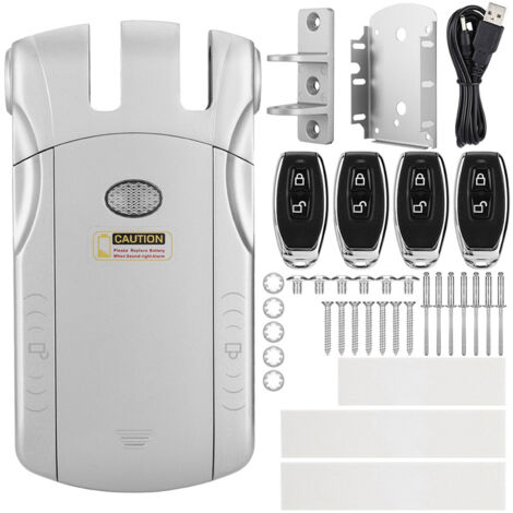 WAFU Unsichtbares drahtloses elektronisches Schloss, schlüssellose Fernbedienung mit Touch-Verriegelung und -Entriegelung (Modell B)