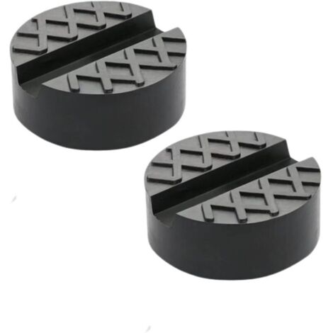 Wagenheber-Unterlegscheiben (2er-Pack), geteilte Gummiblöcke für Rangierwagenheber, Autoreparaturzubehör, universeller Wagenheberadapter