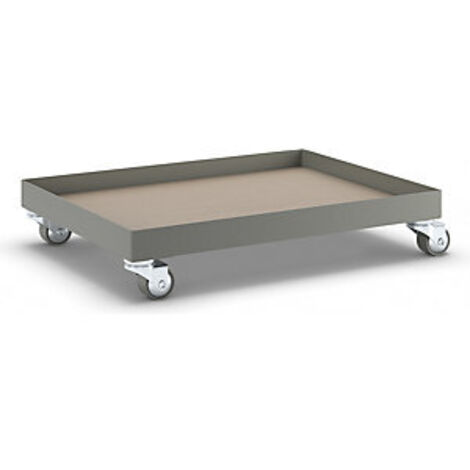 WAGNER Carrello da trasporto MM 1184 I 41 x 31 cm I piattaforma di carico rimovibile I ruote soft - ideale per casse per bevande impilabili standard I portata 100 kg I versatile I stabile - 20118401