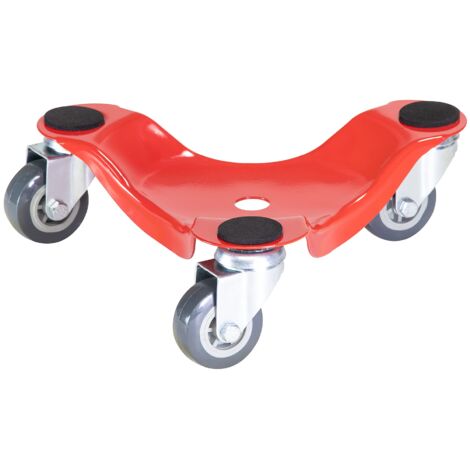 WAGNER Carrello da trasporto MM 1196 I 25 x 25 cm I con 3 ruote I cuscinetti antiscivolo - ideale per carichi voluminosi e traslochi I portata100 kg I protegge il pavimento uso flessibile - 20119601