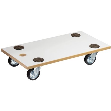 WAGNER Carrello da trasporto MM 1316 I 57,5 x 30 cm I ruote in gomma piena silenziose I cuscinetti antiscivolo I rivestimento speciale I portata 250 kg I facile da pulire I robusto - 20131601