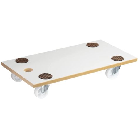 WAGNER Carrello da trasporto MM 1319 I 57,5 x 30 cm I cuscinetti antiscivolo I rivestimento speciale I portata 200 kg I facile da pulire I resistente e robusto - 20131901