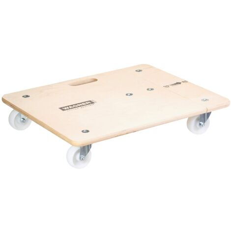 WAGNER Carrello da trasporto MM 1332 I 59-86 x 49 cm I piattaforma di carico allungabile per una regolazione flessibile I maniglia di trasporto I portata 200 kg - 20133201