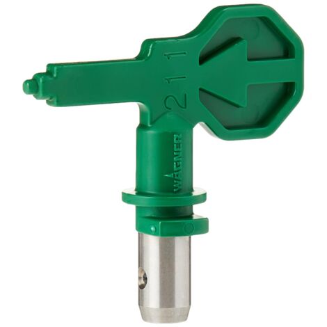 WAGNER Control Pro HEA Ugello 211 per Pistola a Spruzzo Airless Control Pro per velature, lacche, oli e agenti di distacco 55% di nebbia di spruzzatura in meno, Verde