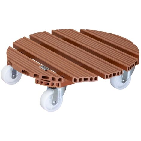 Wagner Pflanzenroller WPC Ø 39 cm terrakotta Pflanzenroller