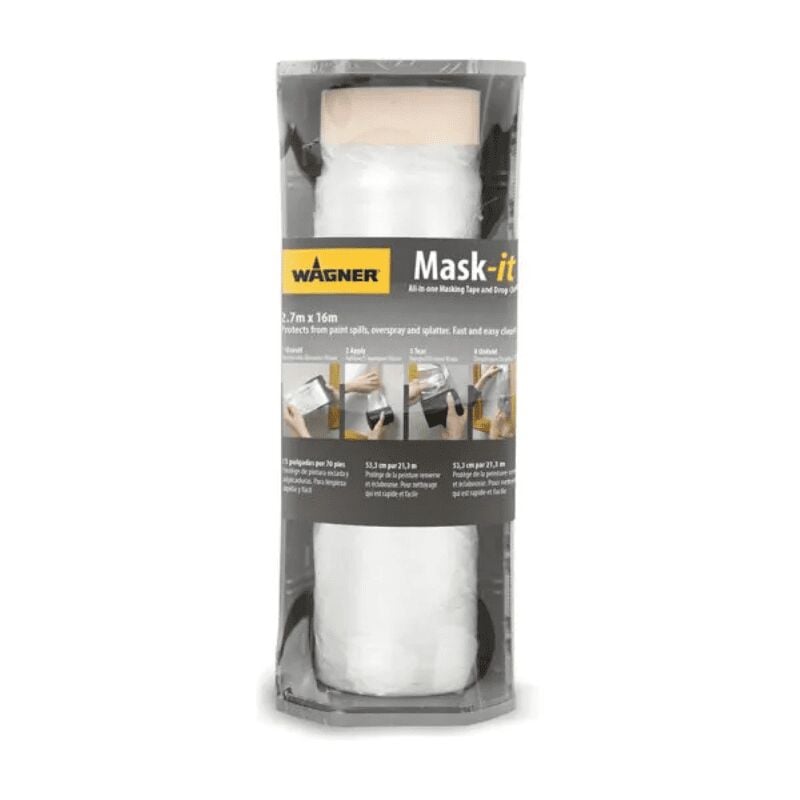 Wagner - Film de masquage avec bande adhésive (grand format) 2354314