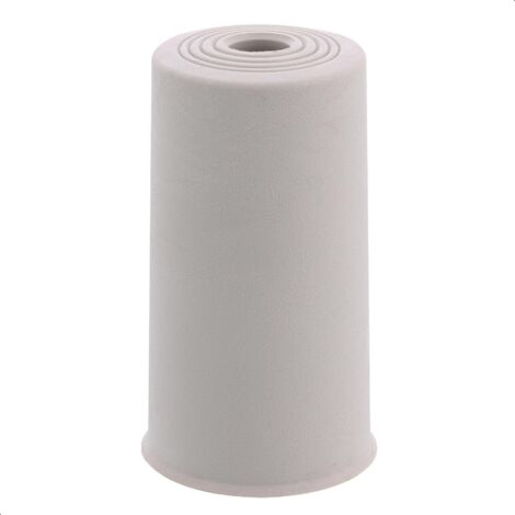 Wagner Vulkano Big 15525221 - Fermaporta da parete, diametro 45 x 75 mm, tampone in gomma piena di alta qualità, grigio, da avvitare