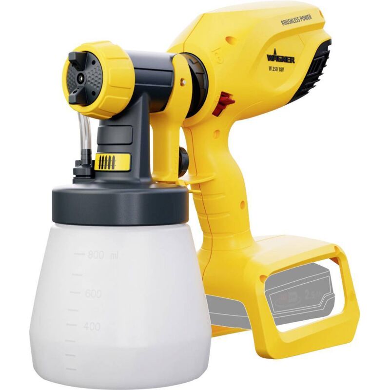 Wagner - W250 18V Pulvérisateur à peinture sans fil 18 v Débit (max.) 250 ml/min