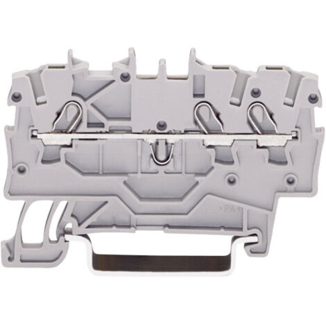 WAGO 2000-1301 Durchgangsklemme 3.50 mm Zugfeder Belegung: L Grau 1 St.