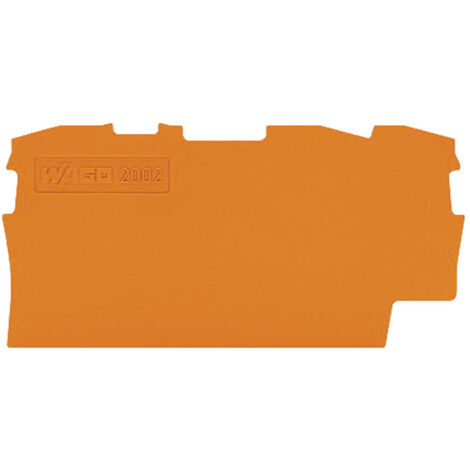 WAGO 2000-1492 Abschluss- und Trennplatte Orange 1 St.