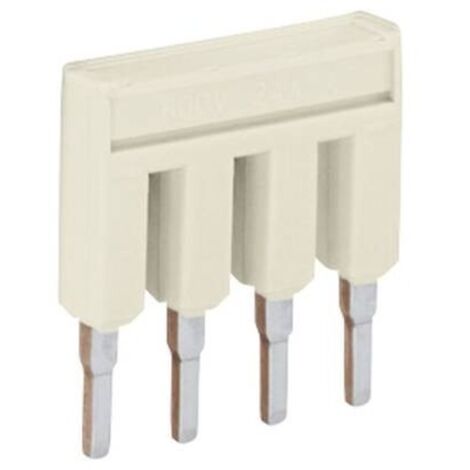 WAGO 2000-406 Ponticello a pettine Grigio luminescente 1 pz.