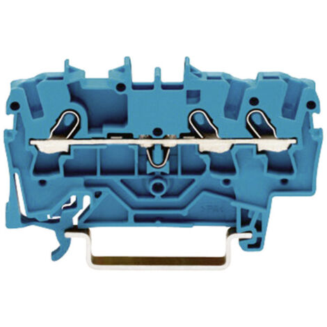 WAGO 2001-1304 Durchgangsklemme 4.20 mm Zugfeder Belegung: N Blau 1 St.