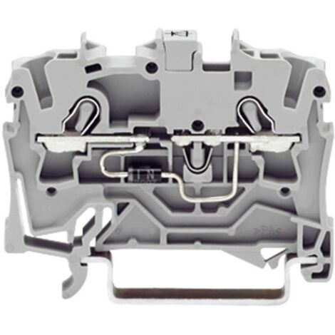 WAGO 2002-1211/1000-411 Morsetto diodi 5.20 mm A molla Attribuzione: L Grigio 1 pz.