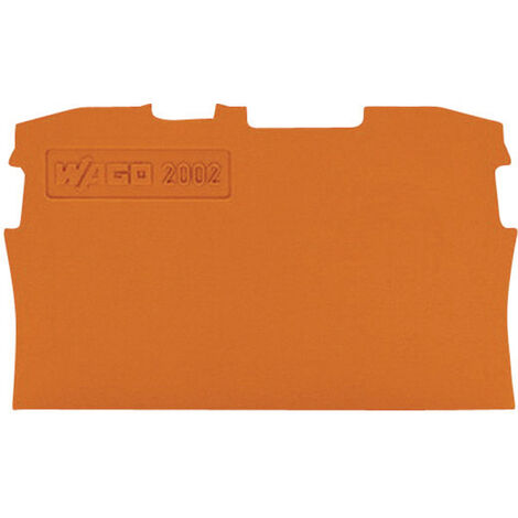 WAGO 2002-1292 Abschluss- und Trennplatte  Orange 1 St.