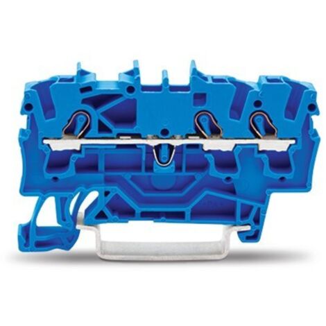WAGO 2002-1304 3-L-FV-Durchgangsklemme blau-'1054347'