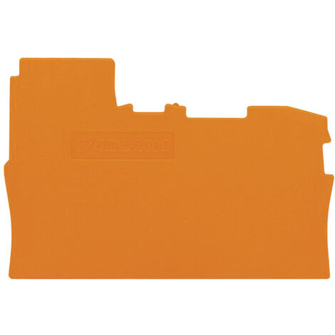WAGO 2002-7192 Abschluss- und Trennplatte  Orange 1 St.
