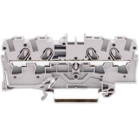 WAGO  2004-1404 Morsetto passante 6.20 mm A molla Attribuzione: N Blu 1 pz.