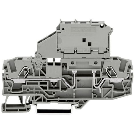 WAGO 2006-1631 Sicherungsklemme 7.50 mm Zugfeder Belegung: L Grau 1 St.