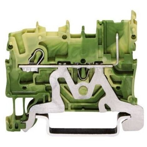 WAGO 2022-1207 Morsetto base 5.20 mm A molla Attribuzione: Terre Verde, Giallo 1 pz.