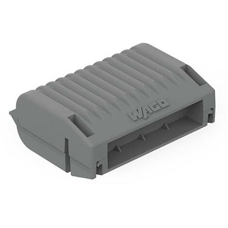 WAGO 207-1432 Boîte de gel pour bornes de raccordement flexible: - rigide: - 1 pc(s) gris X514932