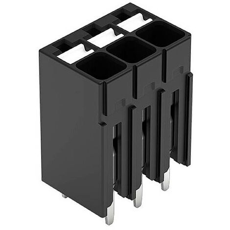 WAGO 2086-1103 Borne pour circuits imprimés 1.50 mm² Nombre de pôles 3 noir 1 pc(s) X514902