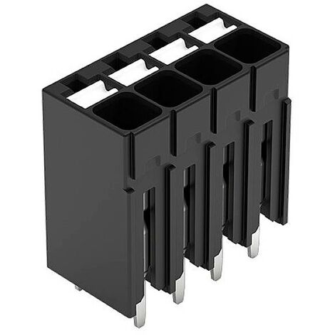 WAGO 2086-1104 Borne pour circuits imprimés 1.50 mm² Nombre de pôles 4 noir 1 pc(s) X514592