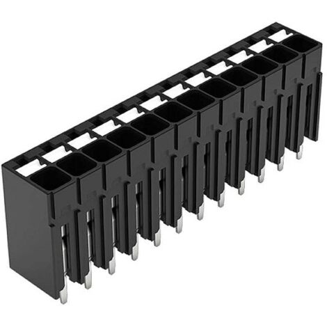 WAGO 2086-1112 Borne pour circuits imprimés 1.50 mm² Nombre de pôles 12 noir 1 pc(s) X514242