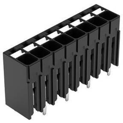 WAGO 2086-1128/300-000 Borne pour circuits imprimés 1.50 mm² Nombre de pôles 8 noir 1 pc(s) X514352