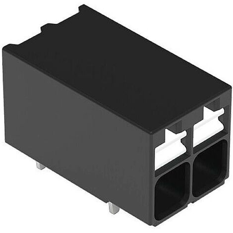 WAGO 2086-1202/300-000 Borne pour circuits imprimés 1.50 mm² Nombre de pôles 2 noir 1 pc(s) X514852