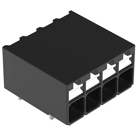 WAGO 2086-1204 Borne pour circuits imprimés 1.50 mm² Nombre de pôles 4 noir 1 pc(s) X514832
