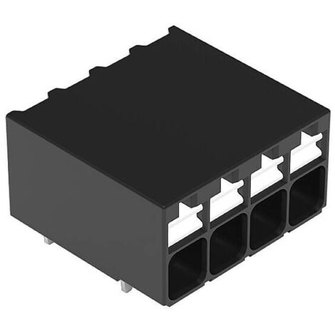 WAGO 2086-1204 BORNE POUR CIRCUITS IMPRIMÉS 1.50 MM² NOMBRE DE PÔLES (NUM) 4 NOIR 1 PC(S)