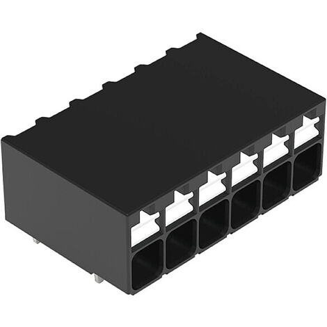 WAGO 2086-1206 Printklemme 1.50 mm² Polzahl 6 Schwarz 1 St.