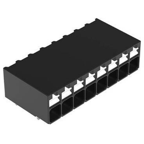 WAGO 2086-1208 Borne pour circuits imprimés 1.50 mm² Nombre de pôles 8 noir 1 pc(s) X514422