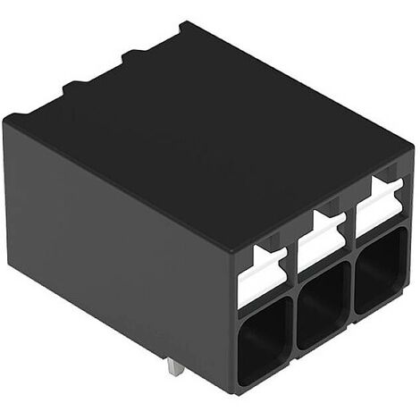 WAGO 2086-1223/300-000 Borne pour circuits imprimés 1.50 mm² Nombre de pôles 3 noir 1 pc(s) X514682