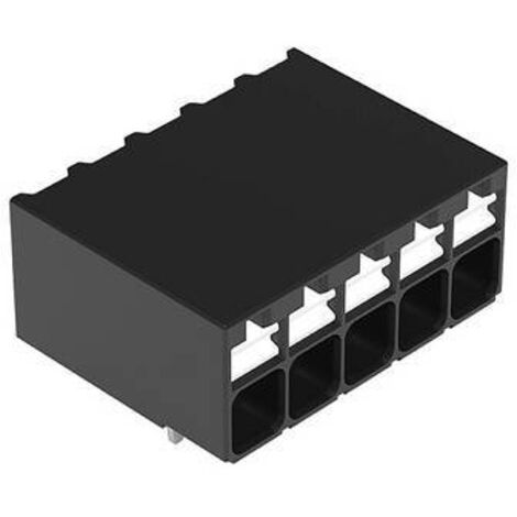 WAGO 2086-1225 Borne pour circuits imprimés 1.50 mm² Nombre de pôles 5 noir 1 pc(s) X514602