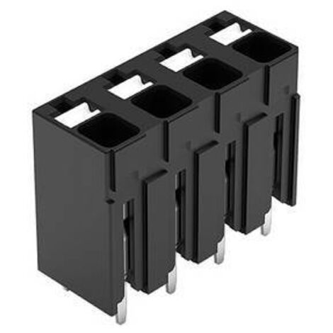 WAGO 2086-3104/300-000 Borne pour circuits imprimés 1.50 mm² Nombre de pôles 4 noir 1 pc(s) X516972